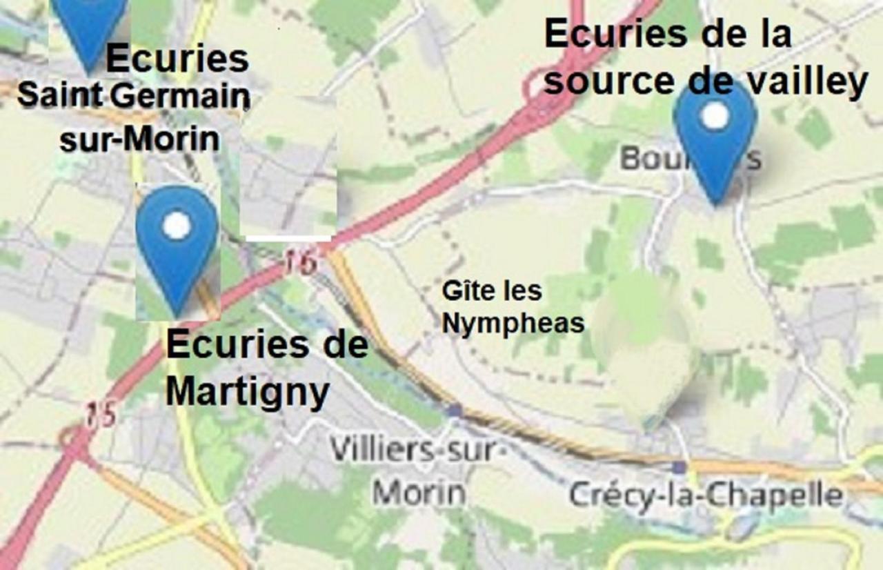 Les Nympheas, Appart Au Calme Et Grand Jardin A 15 Min De Disneyland, Crecy-la-Chapelle Bagian luar foto