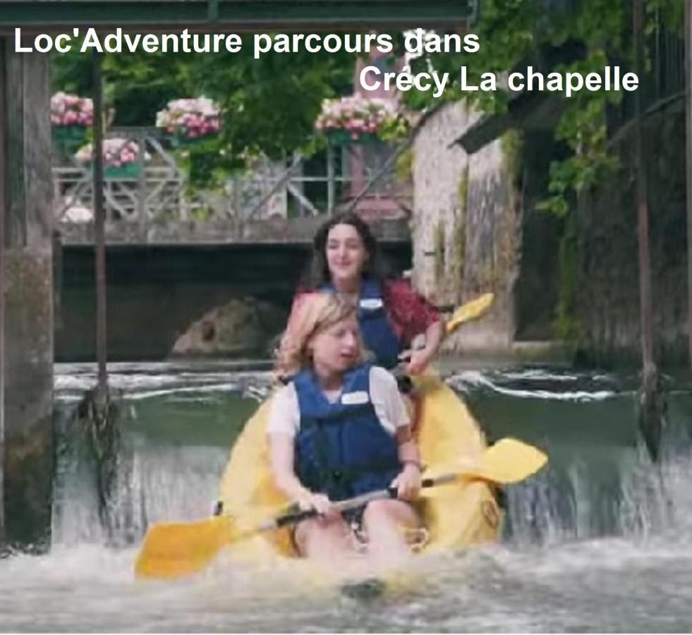 Les Nympheas, Appart Au Calme Et Grand Jardin A 15 Min De Disneyland, Crecy-la-Chapelle Bagian luar foto
