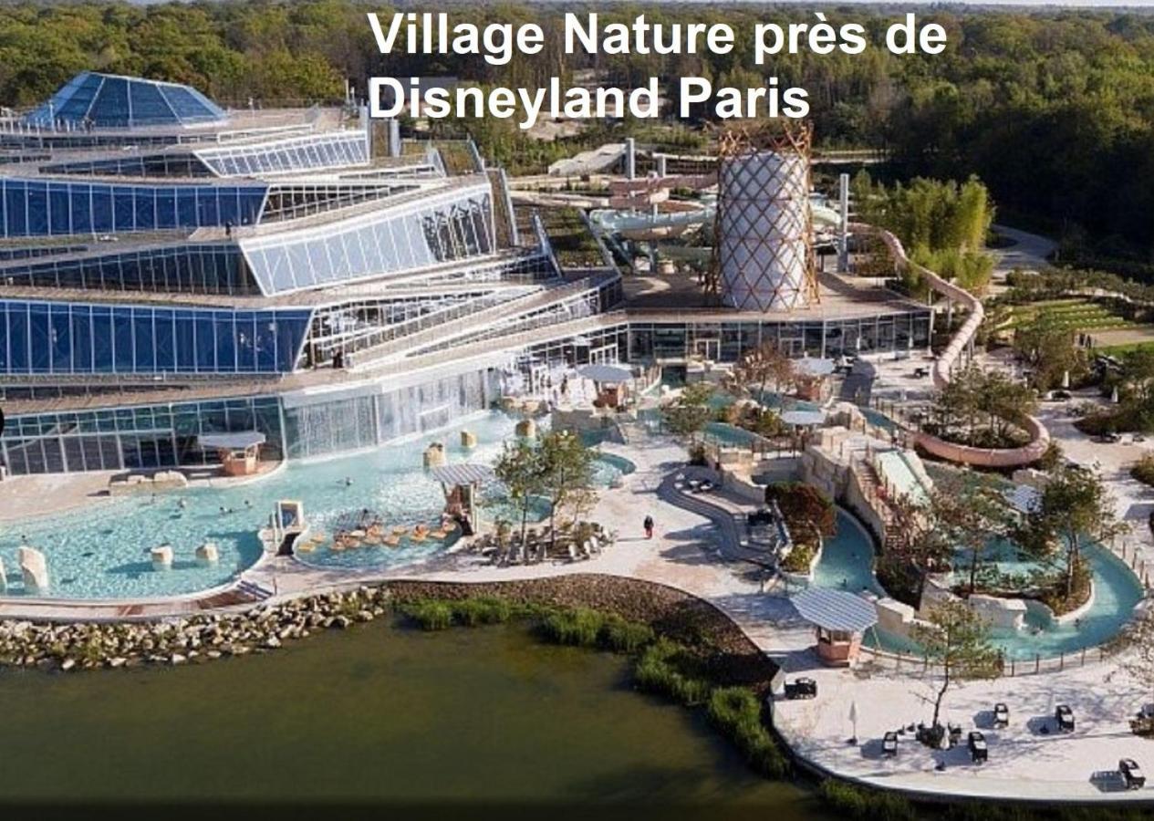 Les Nympheas, Appart Au Calme Et Grand Jardin A 15 Min De Disneyland, Crecy-la-Chapelle Bagian luar foto